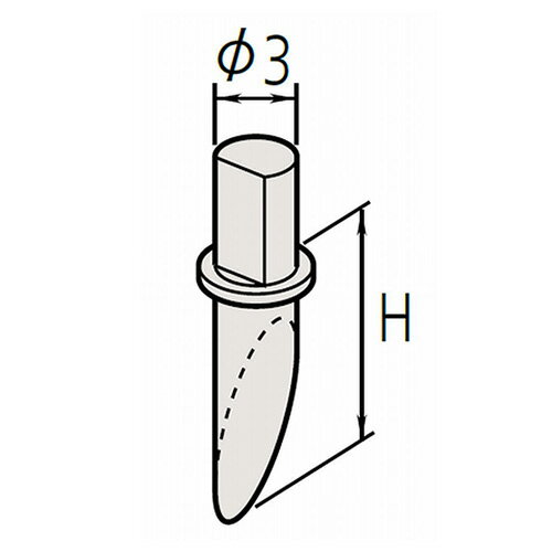 ミツトヨ 片角スタイラス （354884） ( SPH-71 ) 株式会社ミツトヨ