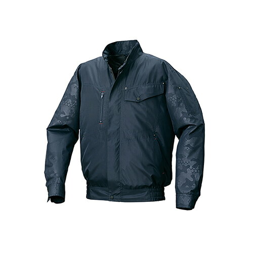 乐天商城 - 空調服 空調服R 長袖ブルゾン（ウェアのみ） & 空調服R スターターキット ( KU92000/ネイビー/ネイビーエンボス/M + SKNA301 )