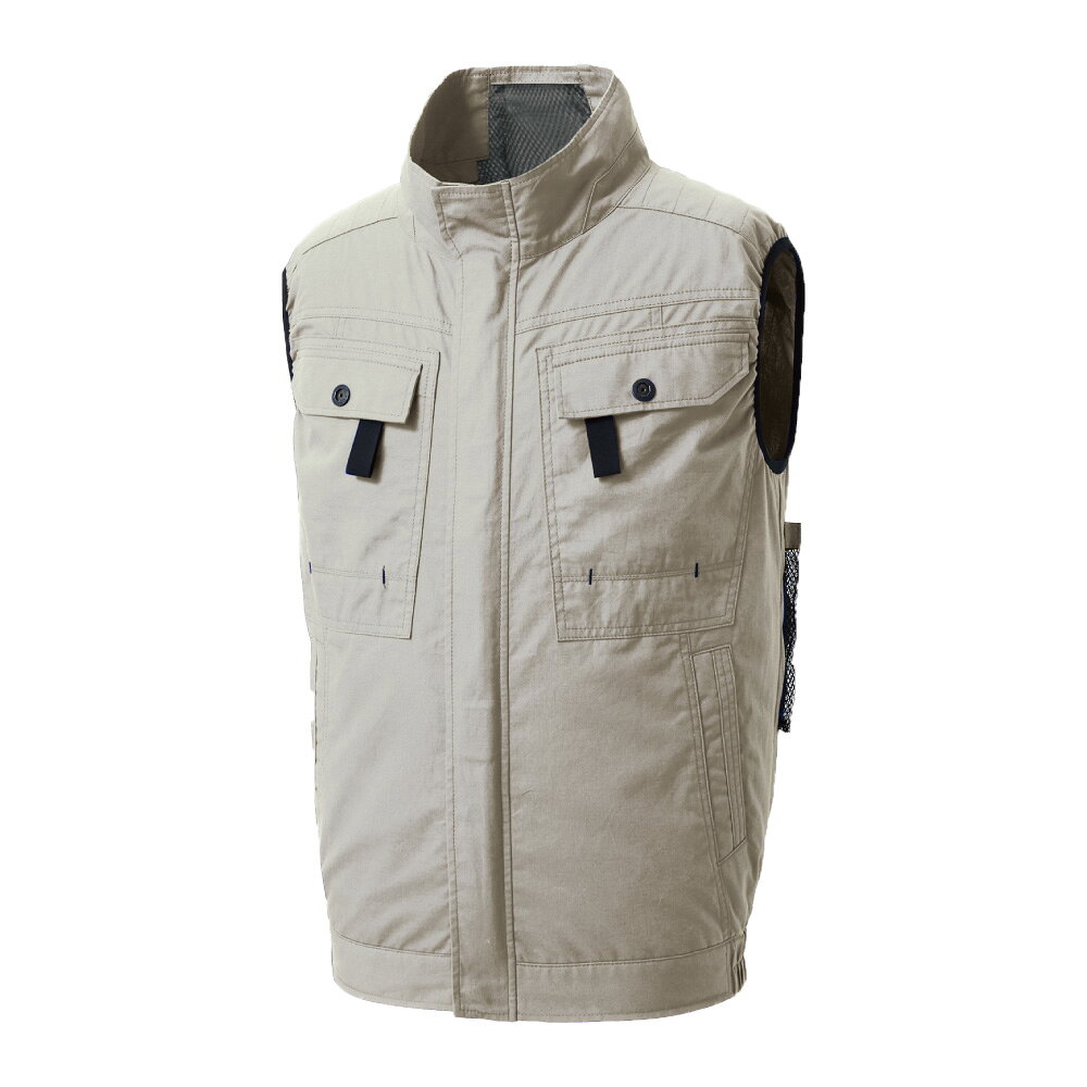 Rakuten - サンエス 空調風神服Rフルハーネス用ベスト+デバイスセット ( KF92490G+6ストーングレー+3L + RD9291J + RD9230H )