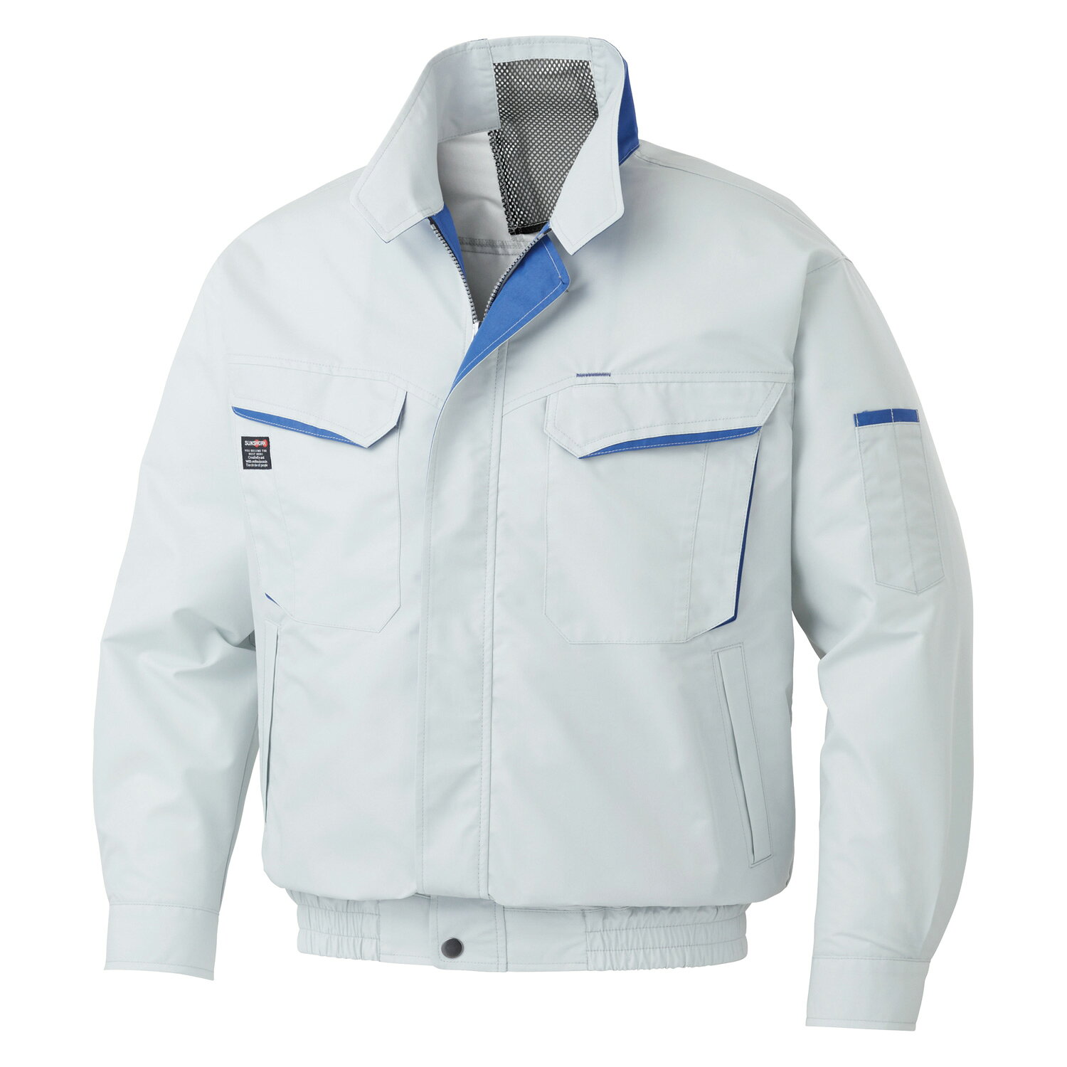 乐天商城 - サンエス 空調風神服Rファンネット付き長袖ブルゾン+デバイスセット ( KF90470V+6シルバー+LL + RD9291J + RD9220HN )