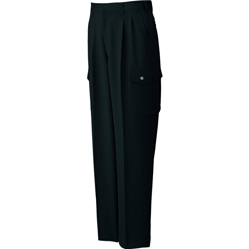 サンエス ツータックカーゴパンツ ブラック/76サイズ ( WA20155 9ブラック 76 ) サンエス