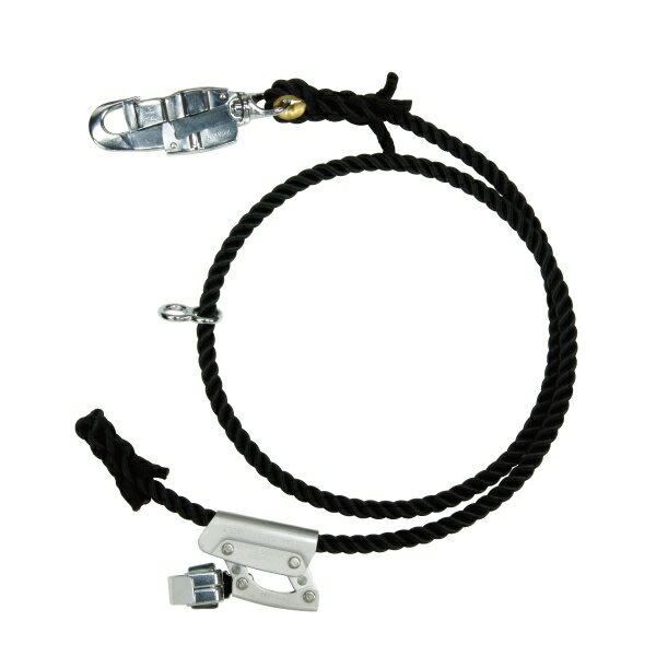 ジェフコム ワークポジショニング用ロープ ( WP-200FCS-BK ) ジェフコム