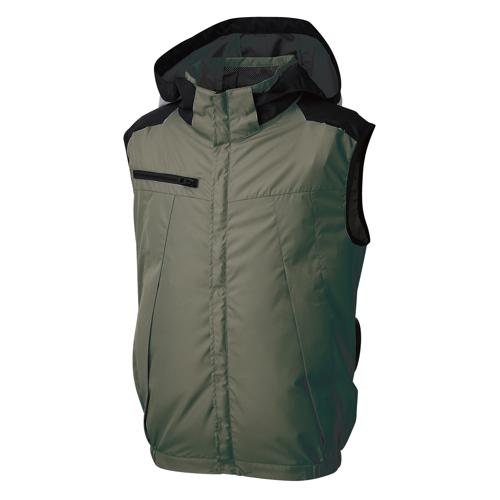 サンエス チタン加工ベスト(デバイスセット) ( KF92502(グリーン/S)+RD9590PJ+RD9330PC ) サンエス