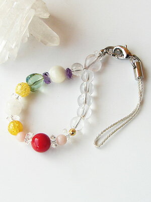 【Merveille:メルベイユ】愛と奇跡の子宝パワーストーン・携帯ストラップ