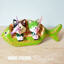 バリ木彫り 猫の置物 グリーンベンチ フィッシュベンチの猫 バリネコ 魚 アジアン 釣りぼり猫 カップルネコ バリ雑貨