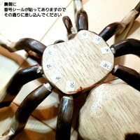 アジアンバリ雑貨蜘蛛置物インテリアクモ木製インドネシア壁掛け