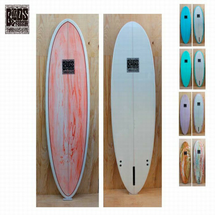 ߥåɥ󥰥եܡɡBIRDS & FARRAH/Сե顼 եܡ Ĺ7'2" 22 1/4" 2 7/8" FUN BOARD 5顼̵ۡSALE