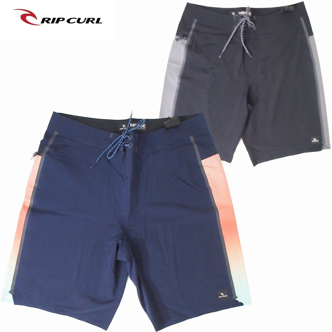 ボードショーツ　サーフパンツ　RIP CURL/リップカールボードショーツ　MIRAGE MF1 ULTIMATE 28・30・32インチ　2カラー　メンズ