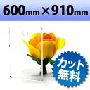 【2カット無料】アクリル板 600mm×910mm 厚み3mm 透明 透明 押し出し板 2カット無料 カット販売 業務用 自宅用 日曜大工 素材 アクリル アクリルボード クリア カット 加工 業務用 通販