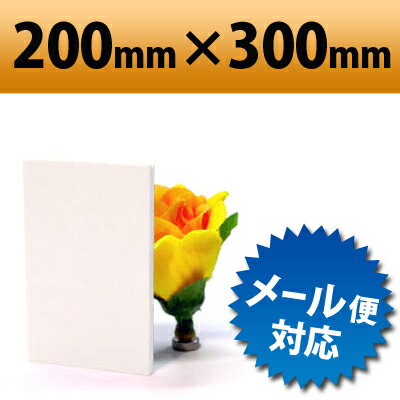 【有償サンプルサイズ/代引き/カット不可】発泡塩ビ板 クールホワイト 200×300mm 厚み1mm