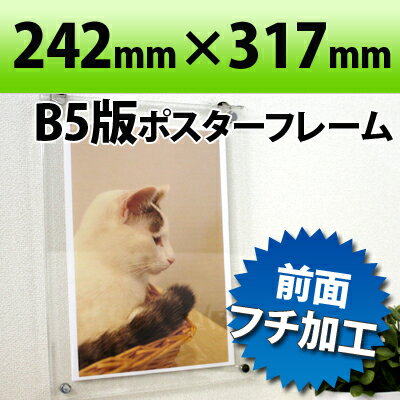 商品詳細 ■242×317mmのアクリル板を2枚重ねにして、取り付けが簡単なビスで留めるタイプです。 ■アクリルの間にB5判257×182mmの写真や絵などを挟んでご使用ください。 ■前面のアクリルにはフチ加工を施しており、 光を反射して輝...