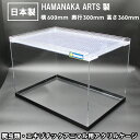 アクリルケース HAMANAKA ARTS ハマナカアーツ製 600×300×高さ360mm 有名水槽ブランド エキゾチックアニマル アクリルケージ 爬虫類 ケージ 両生類 飼育ケース 厚み3mm 幅600mm 高さ300mm 奥行360mm 60cm アクリルケース