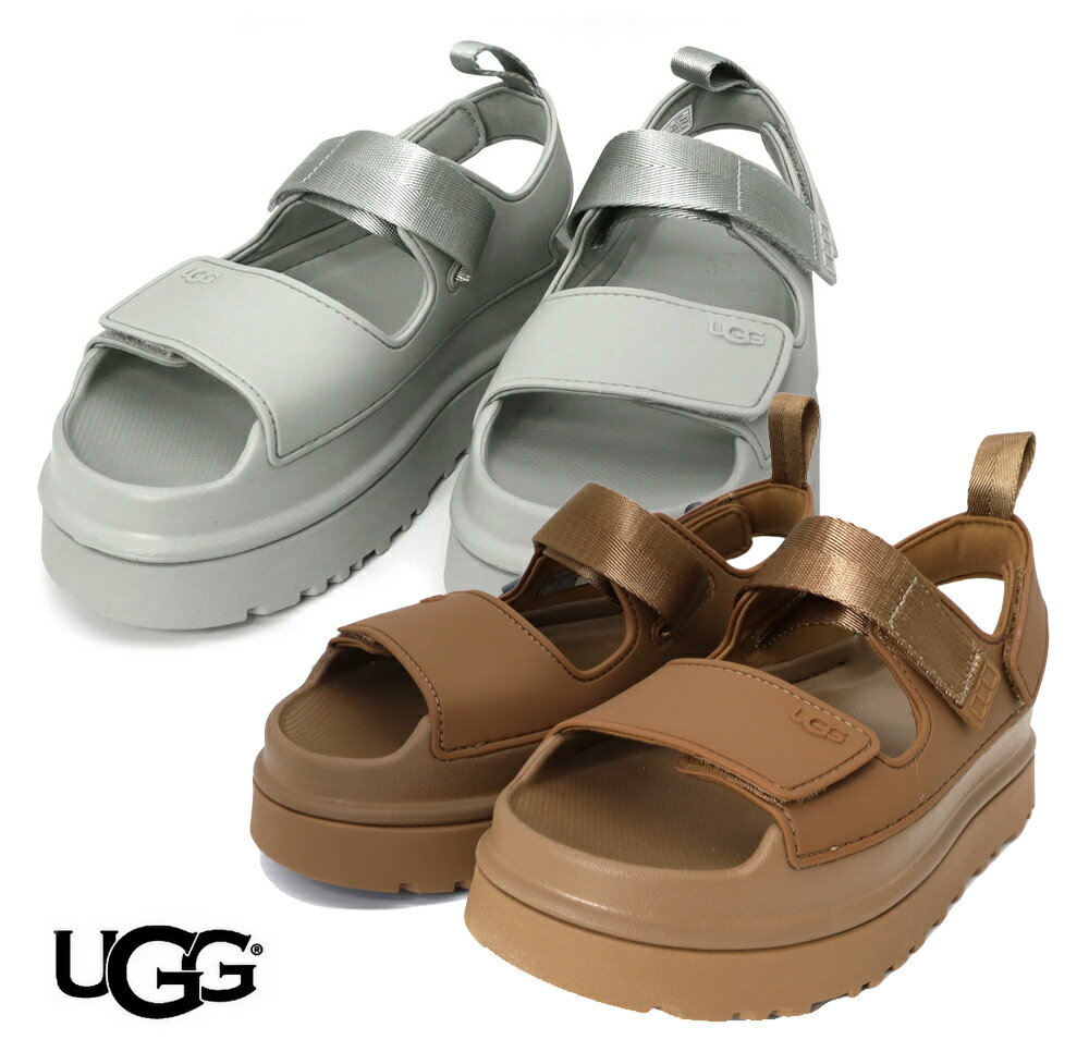樂天商城 - UGG アグ サンダル レディース ゴールデングロウ 厚底サンダル プラットフォームサンダル GoldenGlow 1152685