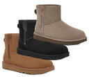 UGG（アグ） ムートンブーツ クラシックミニ ベイリージップ ファスナーつきブーツ Classic Mini Bailey Zip/1151230 レディース ショートブーツ【あす楽対応_関東】