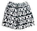 ノースフェイス THE NORTH FACE ハーフパンツ 短パン スウェット メンズ ロゴ総柄 Men 039 s Aop Short TNF Black TNF Lowercase Print【あす楽対応_関東】