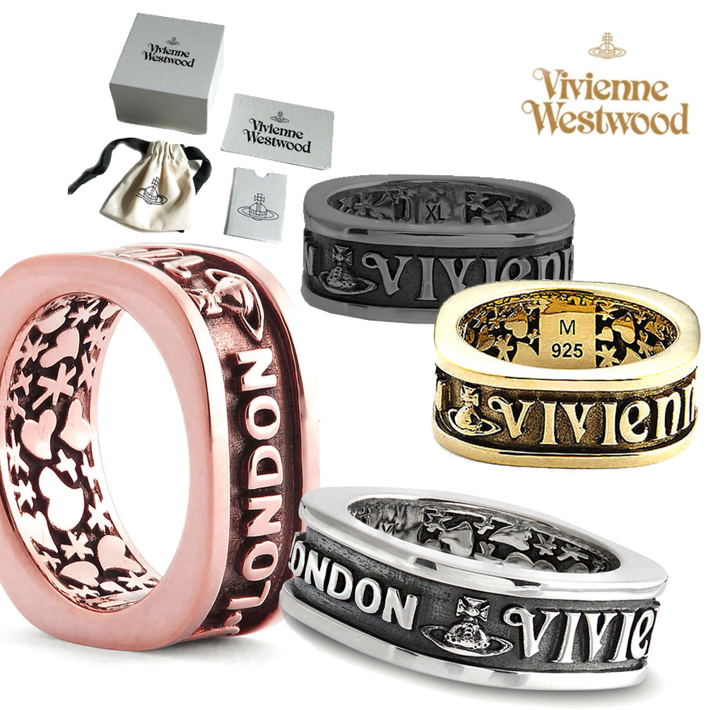 キングリング ヴィヴィアンウエストウッド(Vivienne Westwood)シリーリング SCILLY RING 指輪 スクエア型ヴィンテージ調リング レディース メンズ【あす楽対応_関東】