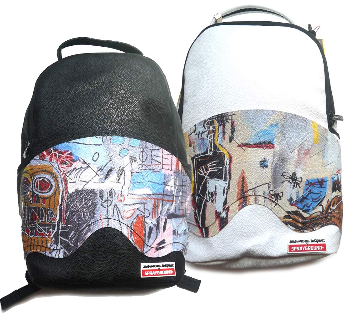 スプレーグラウンド(Sprayground)BASQUIAT BLACK WHITE SHARK バスキアコラボ バスキアシャーク ブラック ホワイト リュックサック/バックパック【あす楽対応_関東】