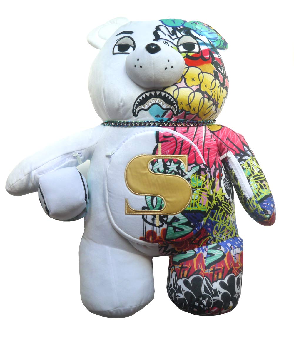 スプレーグラウンド(Sprayground)ハーフグラフィティ テディベアリュックサック マネーベア/HALF GRAFF BEAR/バックパック/ぬいぐるみリュック【あす楽対応_関東】