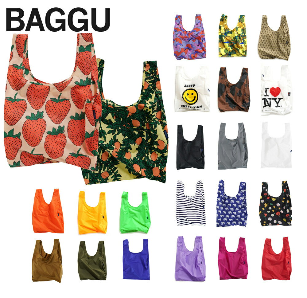 BAGGU(バグゥ)エコバッグ/スタンダードバグー/STANDARD BAGGU/ナイロントートバッグ/レジバッグ
