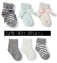 ベアフットドリームス Barefoot Dreams ベビー用靴下3足セット 0-6カ月 BAMBOO CHIC LITE INFANT SOCK SET