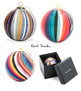 ポールスミス PAUL SMITH クリスマスオーナメント/クリスマスツリー装飾/ツリーボール/ストライプ/BAUBLE PAINTED【あす楽対応_関東】