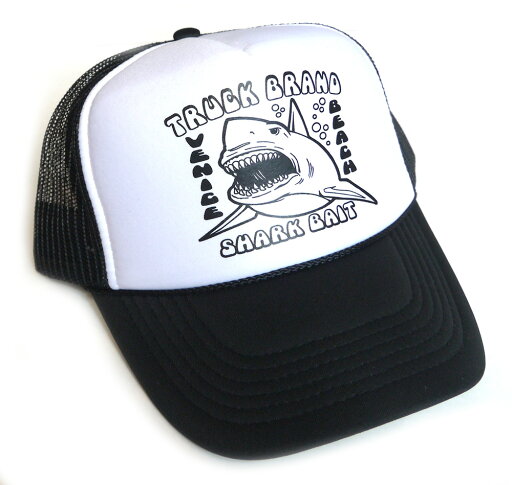 【正規販売店】トラックブランド TruckBrand BAIT ロゴメッシュキャップ Shark サメ ロゴハット ブラック×ホワイト 【正規販売店】トラックブランド TruckBrand BAIT ロゴメッシュキャップ Shark サメ ロゴハット ブラック×ホワイト