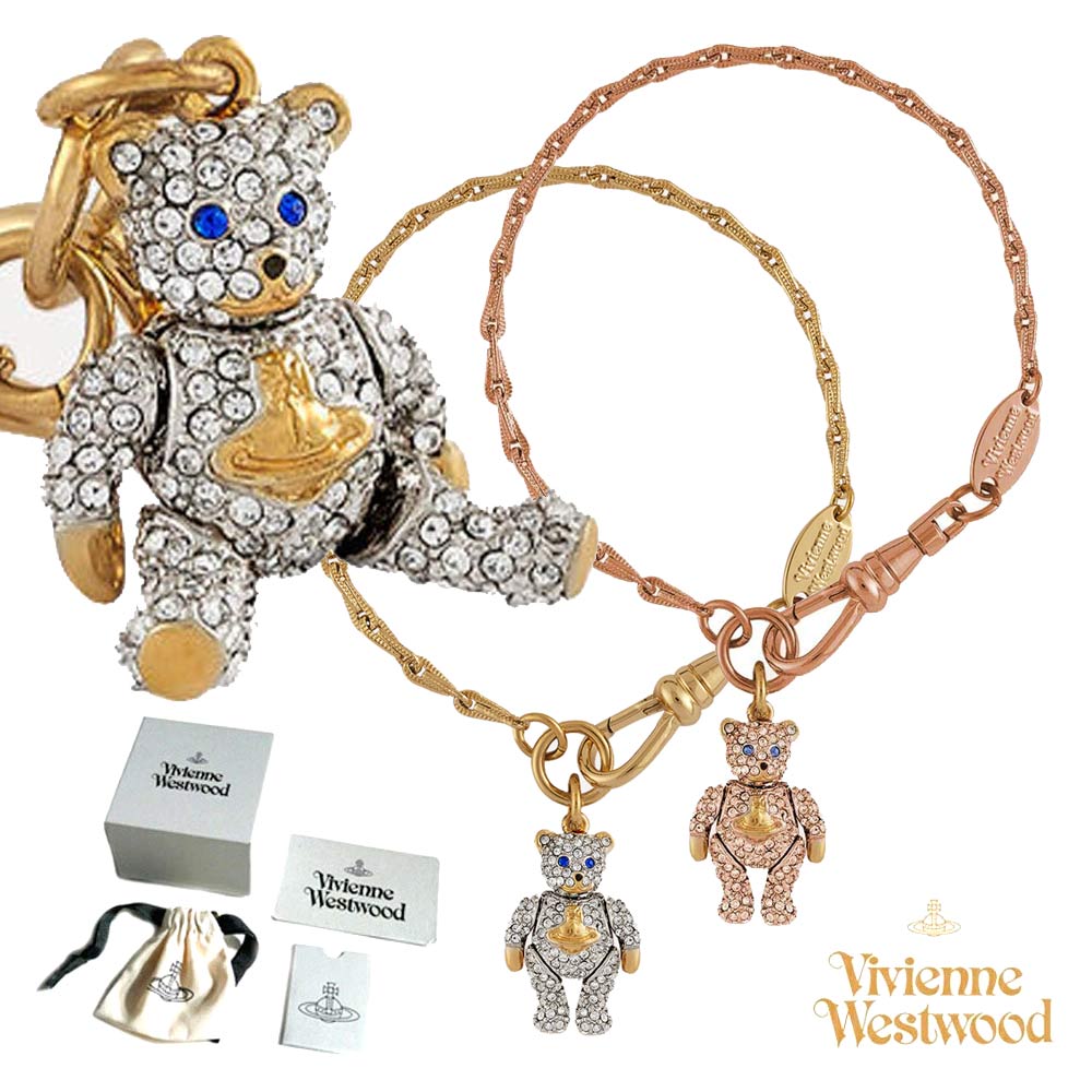 󥦥ȥå ꥹƥǥ٥ ֥쥹å LITTLE PAVE TEDDY BRACELETVivienne Westwoodˡڤб_