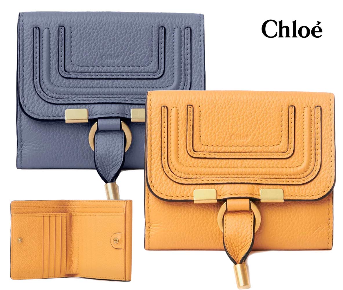 クロエ 二つ折り財布 レディース クロエ（CHLOE） 「MARCIE」 2つ折り財布 スクエアウォレット 小銭入れ付き マーシー ミニ財布 コンパクトウォレット レディース【あす楽対応_関東】