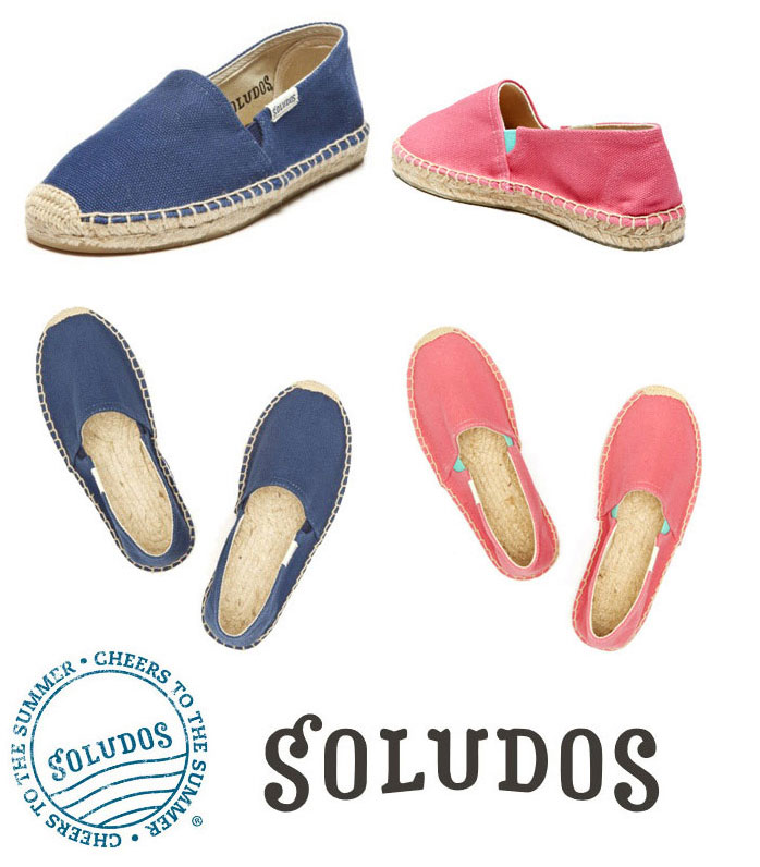 【キッズ】ソルドス Soludos 子供用エスパドリーユシューズ/スリッポン/靴/BOX付き ピンク/ネイビー 【あす楽対応_関東】