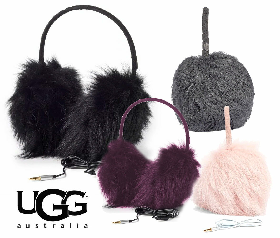 UGG（アグ）ロングファー ムートンヘッドフォン耳あて/イヤーマフ/シープスキン/BOX付き/LONG PILE SHEEPSKIN TECH EARMUFF【あす楽対応_関東】