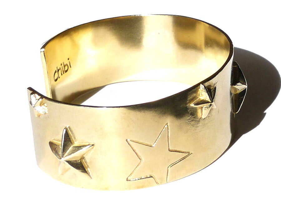 OC楽天市場店のChibi Jewels チビジュエルズ スーパースター星のバングルブレスレット Super Star Cuff Bracelet B153 母の日 ギフト｜アングル2