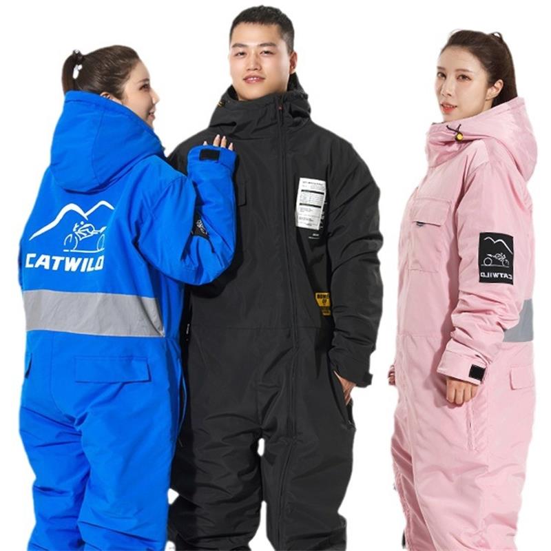 スキーウエア アウトドア つなぎ 防寒つなぎ 着脱便利 暖かい　おしゃれ 長袖 防寒服 バイク 防寒着 冬..