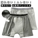 失禁パンツ 男性用 メンズ ボクサーパンツ 大容量 尿漏れパンツ 軽失禁パンツ 前開き メッシュ 介護用 中失禁 高齢者 シニア 大人 紳士用 失禁対策 下着 ...