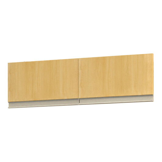 天井つっぱり上置棚専用 後付ラインハンドル扉 高さ23cm