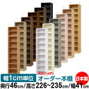 天井 つっぱり オーダー 本棚 収納 棚 書棚 ラック サイズオーダー 書棚 天井 突っ張り 【送料無料】天井つっぱり オーダーラック 奥行46cm 高さ226~235cm 幅41cm【標準タイプ】【オーダー本棚 オープンラック 本収納 シンプル 頑丈 壁面収納 書庫 収納】