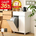 ＼10%OFFクーポン★9日20時-／ 【メーカー希望小売価格より36%OFF】 ペールカウンター 完成品 キッチンカウンター キャスター付き ダイニングダストボックス 2分別 分別 ごみ箱 ダストボックス カウンター キッチン ワゴン 収納 ペール 北欧 スリム ホワイト ordy