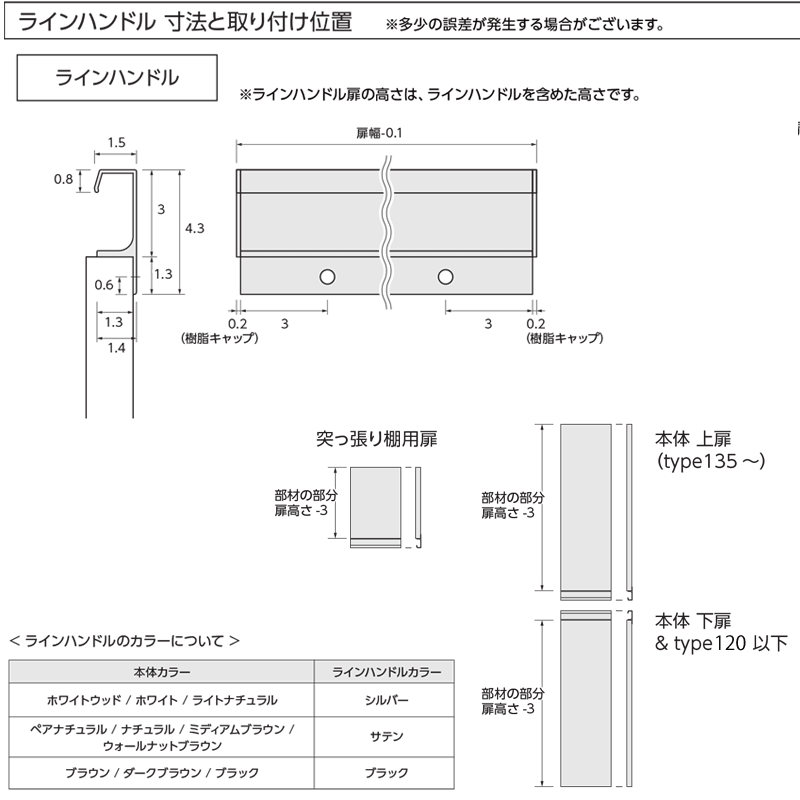 オーダーラック 突っ張り棚用扉 ラインハンドルタイプ【突っ張り棚 幅15〜24cm/高さtype41用】 日本製 送料無料 おしゃれ 木扉 後付け扉 木製 扉 オプション エースラック オーダー ラック 本棚 つっぱり 白 ナチュラル ブラック ordy 3