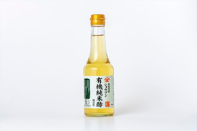 有機純米酢 300ml 庄分酢 福岡県産 300 九州産 国内産 国産 無添加 オーガニック 無農薬 農薬不使用 有機 ナチュラル 天然 米酢 ビネガー 健康 ダイエット