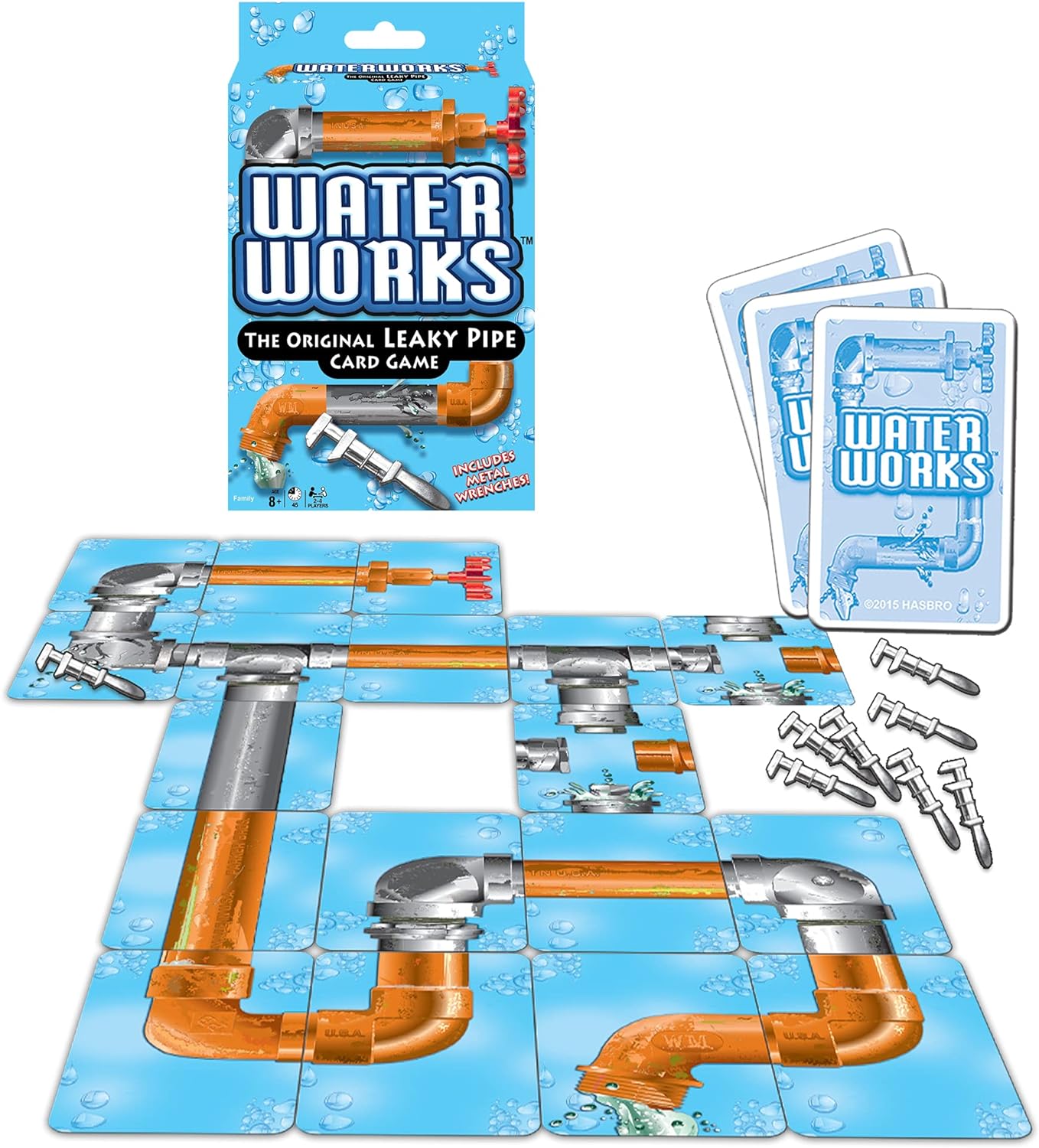 ウィニングムーブズ 水道管ゲーム Classic Waterworks Card Game 1196 Winning Moves クラシック ウォーターワークス カードゲーム ボードゲーム 家族 ファミリー パーティー アメリカ 海外 人気