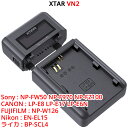 XTAR エクスター VN2 カメラバッテリー充電器 Sony NP-FW50 NP-F970 NP-FZ100 CANON LP-E8 LP-E17 LP-E...