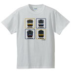 おもしろtシャツ ご当地 鉄道 半袖Tシャツホワイト 能登応援グッズ のと鉄道 「front4」