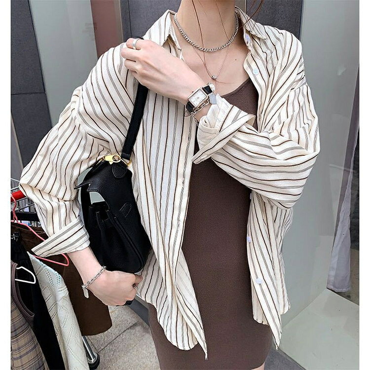 シャツブラウス レディース 長袖 春 チュニック ロングシャツ シフォンブラウス ア...
