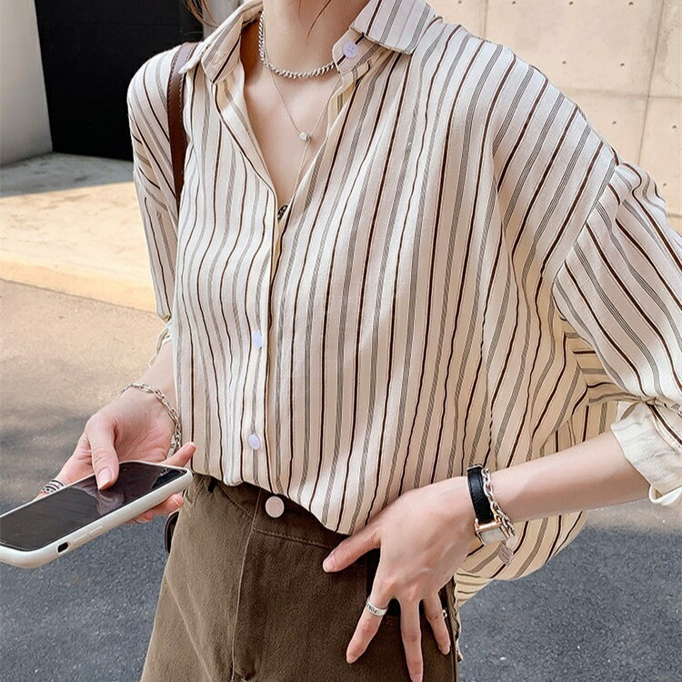 シャツブラウス レディース 長袖 春 チュニック ロングシャツ シフォンブラウス ア...