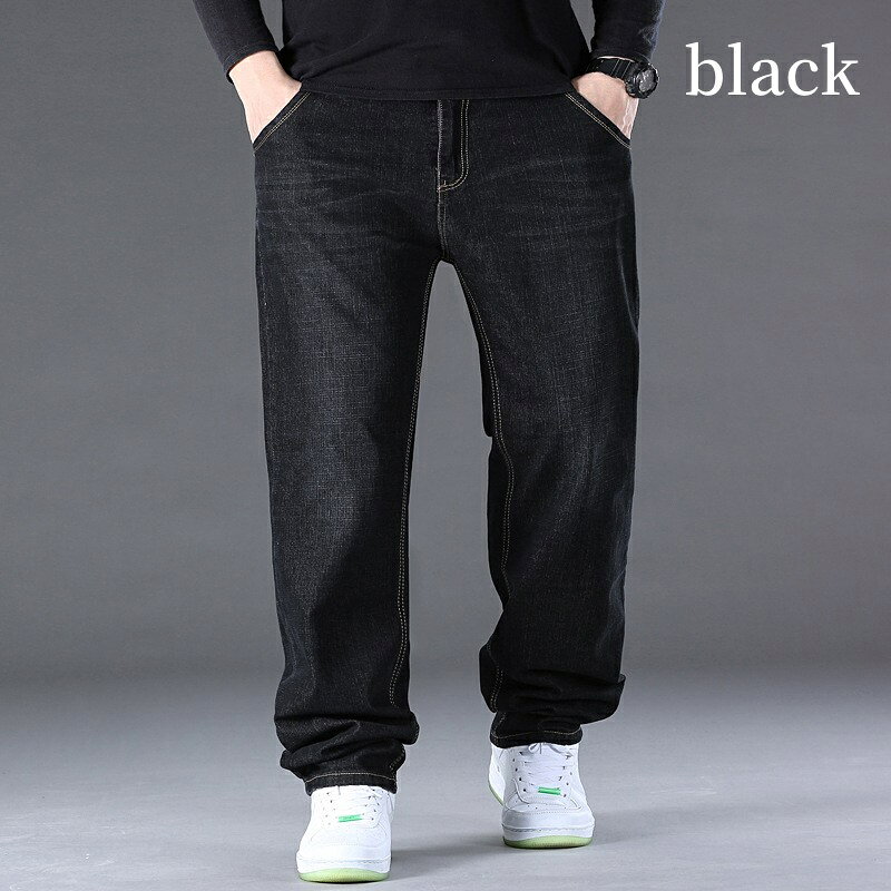 デニム ワイド パンツ メンズ スキニー バギー デニムパンツ 伸縮性 ストレッチ ア...