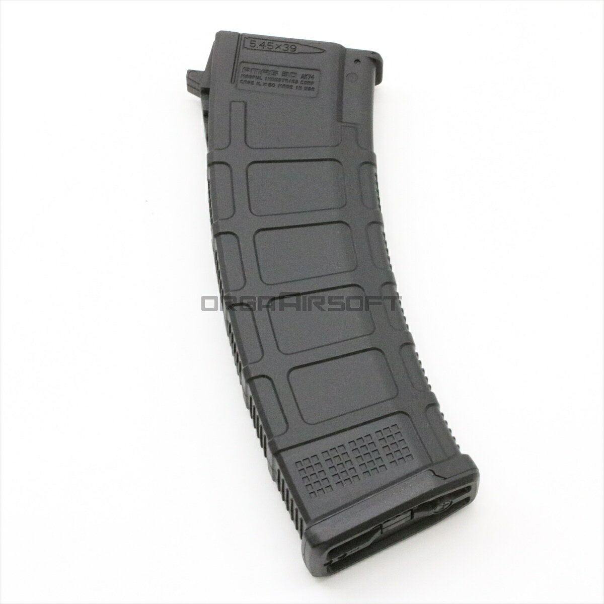 オルガエアソフト楽天市場店のD-DAY AK74電動ガン用 PMAG MOEタイプ 多弾550連マガジン BK サバゲー｜アングル2