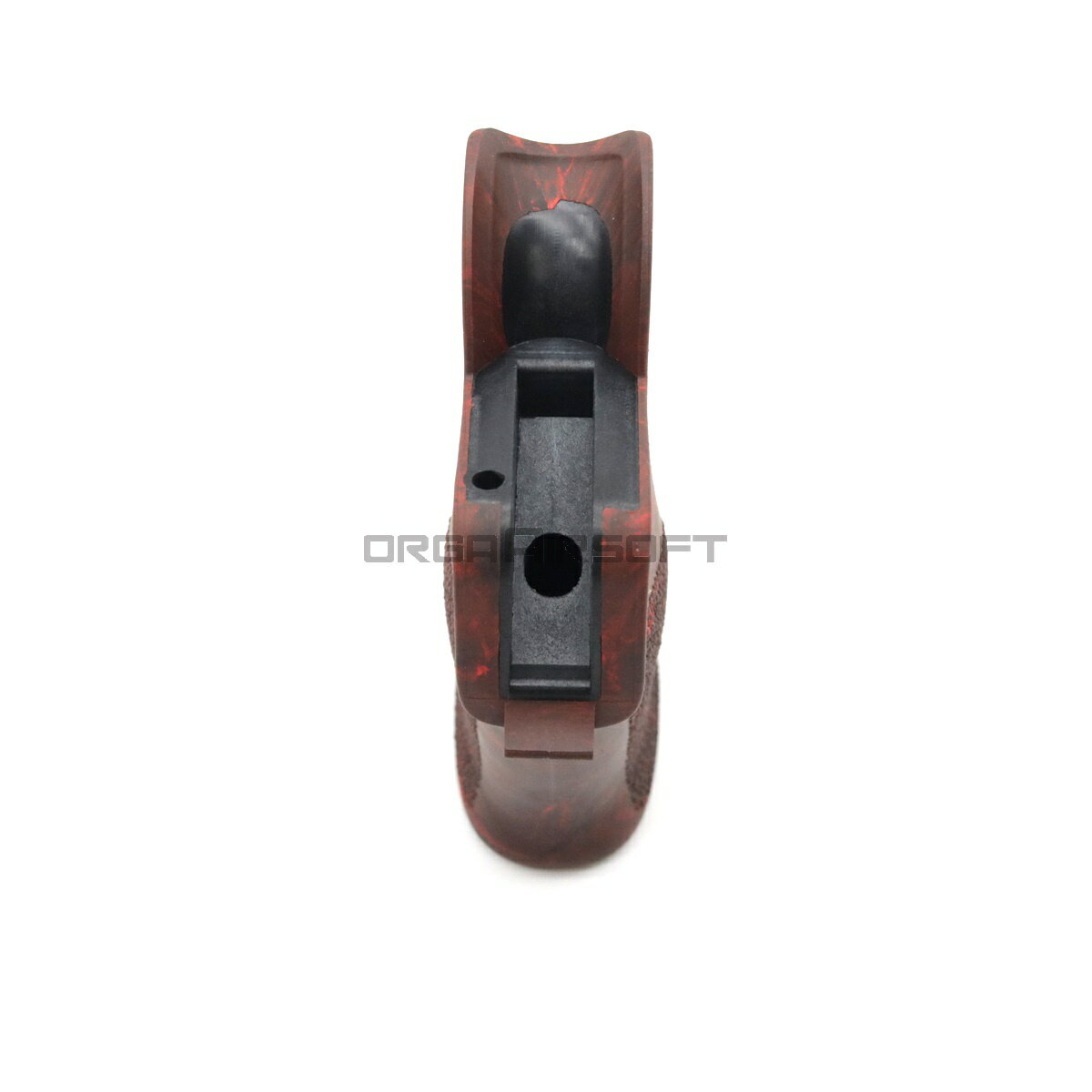 ＼エントリーでポイント10倍／【3月20日20時〜3月26日1時59分まで】HOGUE MONOグリップ AR/M16 ビーバーテイル フィンガーチャンネルなし RED ホーグ サバゲー