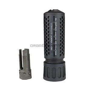 5KU KAC 556 QDC/CQB タイプ ショートサプレッサー 14mm逆ネジ CCW BK ナイツアーマメント サバゲー