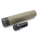 IRON AIRSOFT DEAD AIR SANDMAN-S MILサイレンサー セラコート + LANTAC Dragonハイダー セット DE アイアンエ...