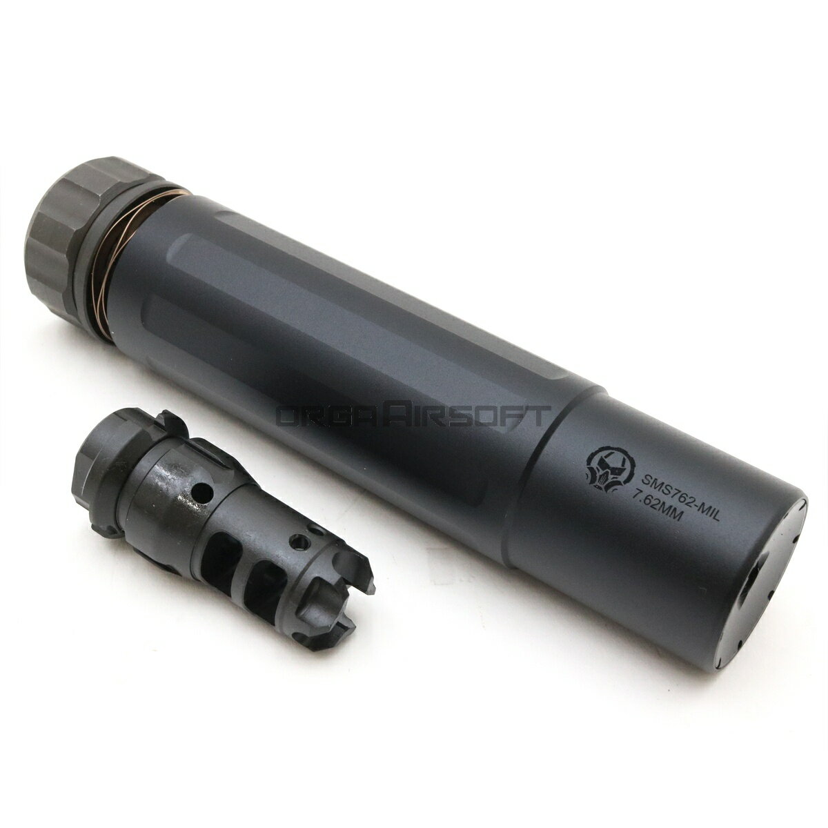 ＼エントリーでポイント10倍／【3月4日20時〜3月11日1時59分まで】IRON AIRSOFT DEAD AIR SANDMAN-S MILサイレンサー アルマイト + LANTAC Dragon Wolfmanハイダー セット BK アイアンエアソフト サプレッサー サバゲー