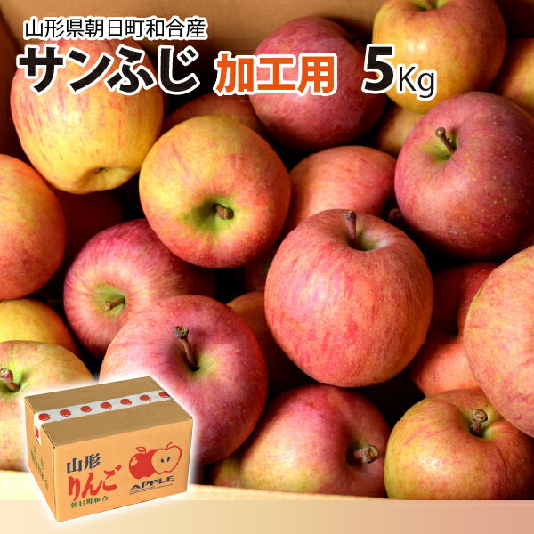 【加工用】 サンふじ 和合りんご スマートフレッシュ 選べる 5kg 10kg 山形県朝日町和合産